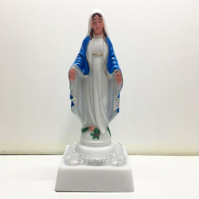 Catholic Virgin Mary Statue Figure Our Lady Crafts Religious Home