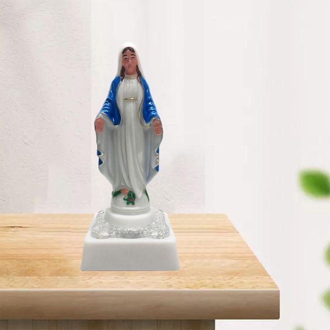 Catholic Virgin Mary Statue Figure Our Lady Crafts Religious Home