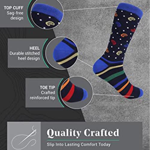 New Marino Funkey Fun 6 Pack Men Socks -Pack 309