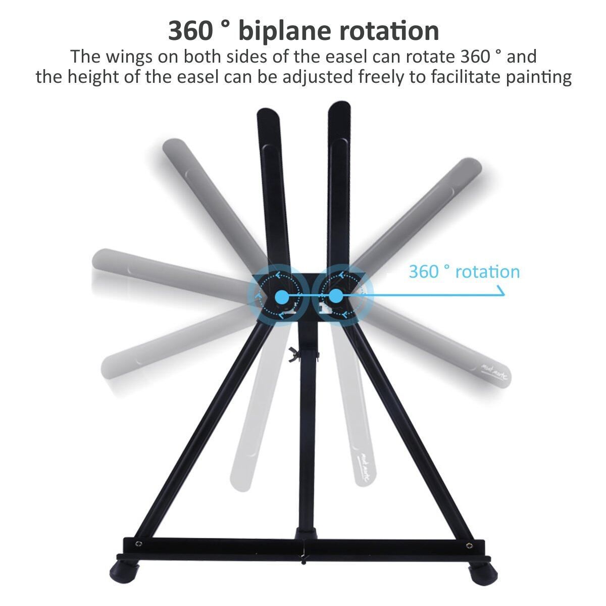 Folding Aluminium Alloy Display Stand Portable Artist Easel Tripod