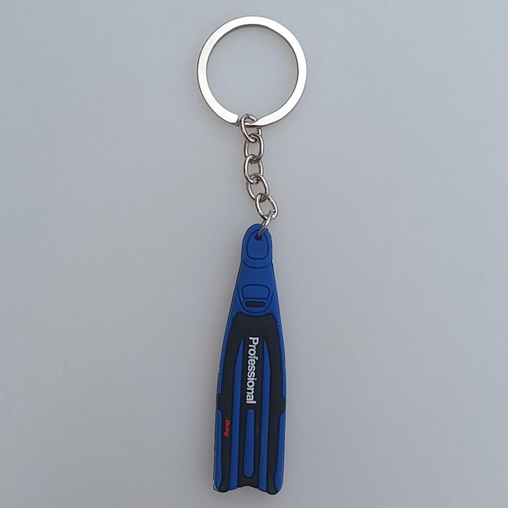 Scuba Diving   Key Chain Holder Keyring Keychain Blue