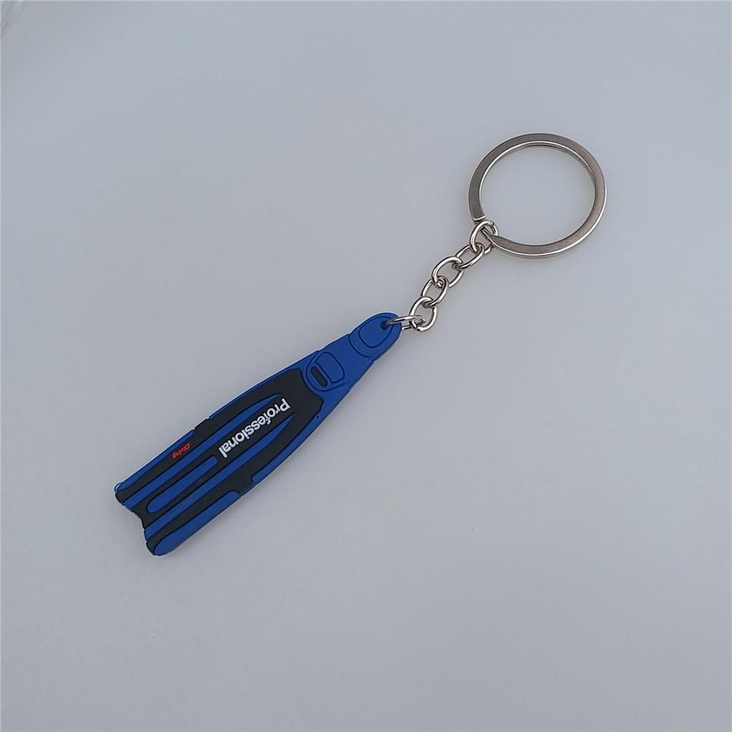 Scuba Diving   Key Chain Holder Keyring Keychain Blue