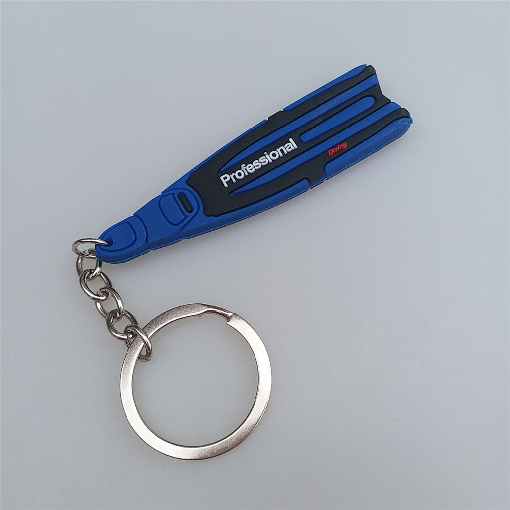 Scuba Diving   Key Chain Holder Keyring Keychain Blue