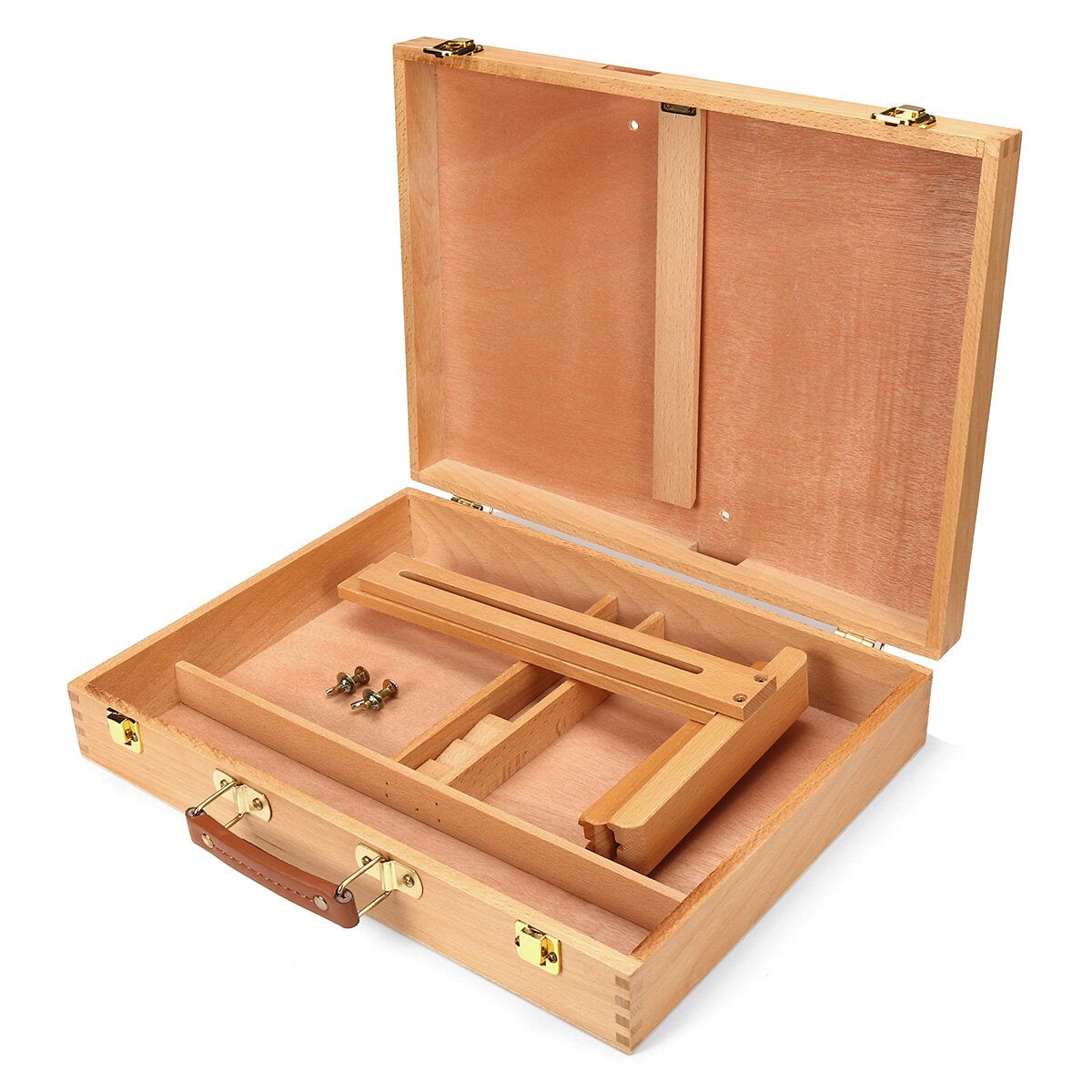 38x28x7.5cm Folding Wood Easel Portable Drawing Board Art Craft Display Stand Table Adjustable Board