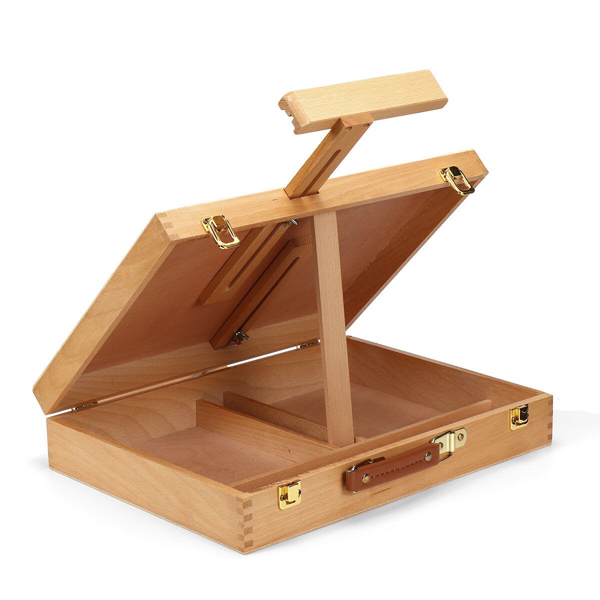 38x28x7.5cm Folding Wood Easel Portable Drawing Board Art Craft Display Stand Table Adjustable Board