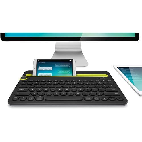 Bluetooth Multi-Device Keyboard K480 - Black - Works With Windows And Mac Computers, Android And IOS Tablets And Smartphones