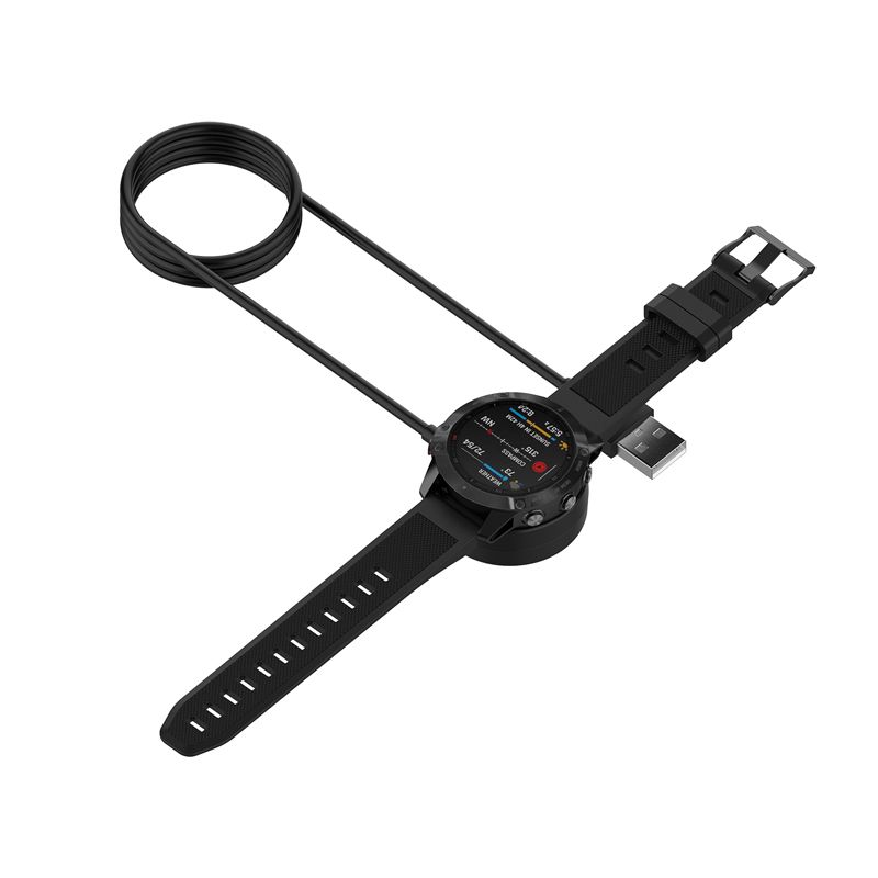 1m USB Charging Cable Cord Dock Charger For Garmin Fenix 5/5S/5X Plus 6/6S/6X Pro Charger For Forerunner 55 Forerunner 158 945
