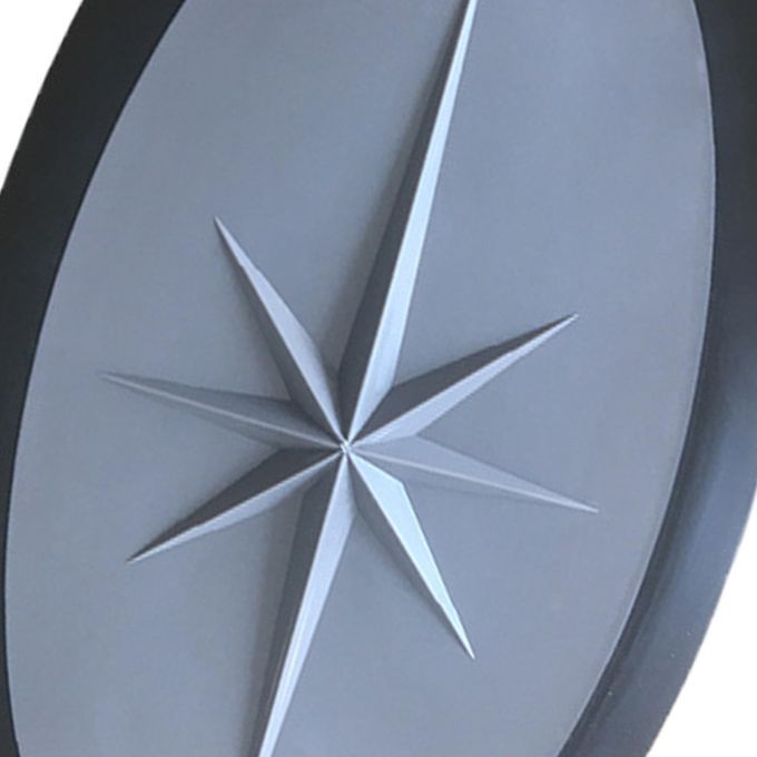Oval Hatch Cover Non-Slip ABS Marine Deck Plate Fit For Canoe Grey
