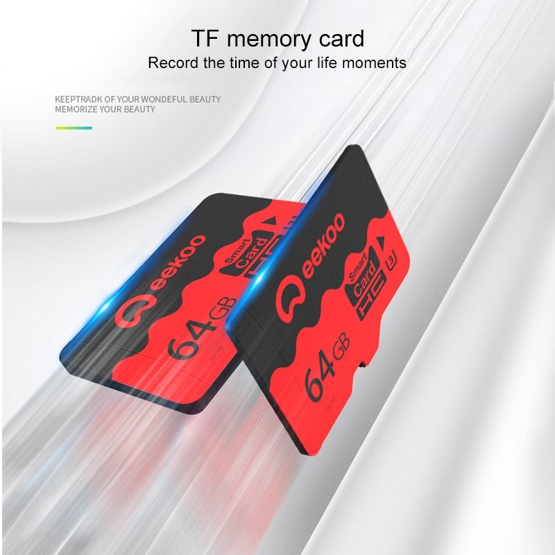 Eekoo 64GB U3 TF(Micro SD) Memory Card, Minimum Write Speed: 30MB / S, Flagship Version