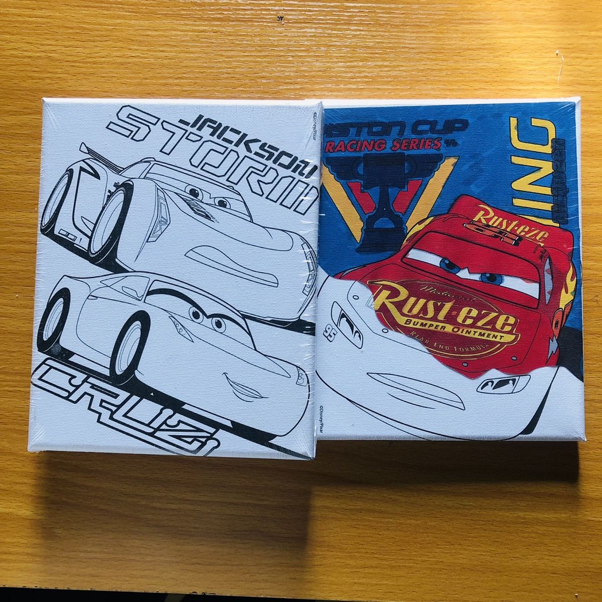 Cars3 Brush Marker Art Painting Easel For Kids