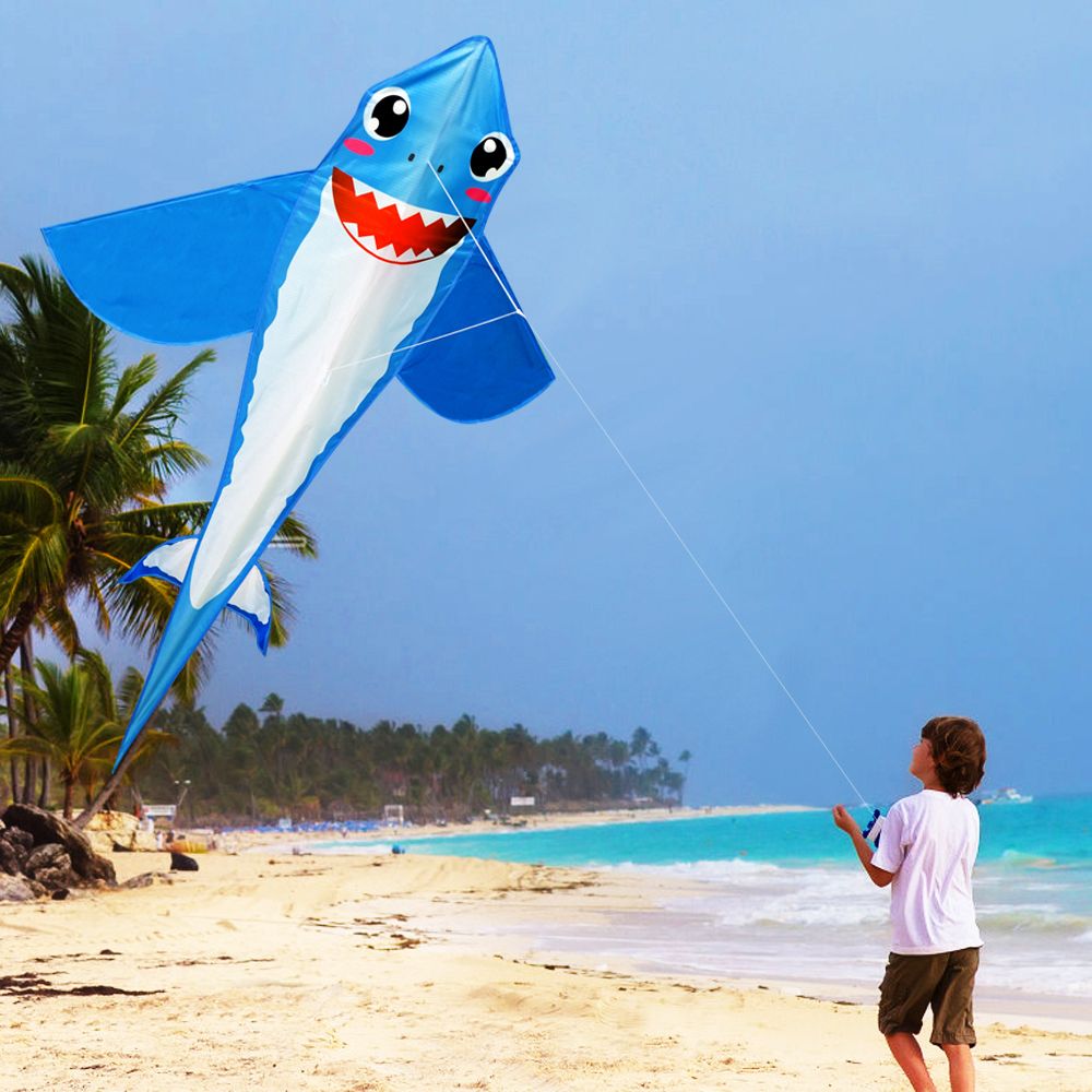 Shark Kite For Kids And Adults Outdoor Flying Kite With 30M