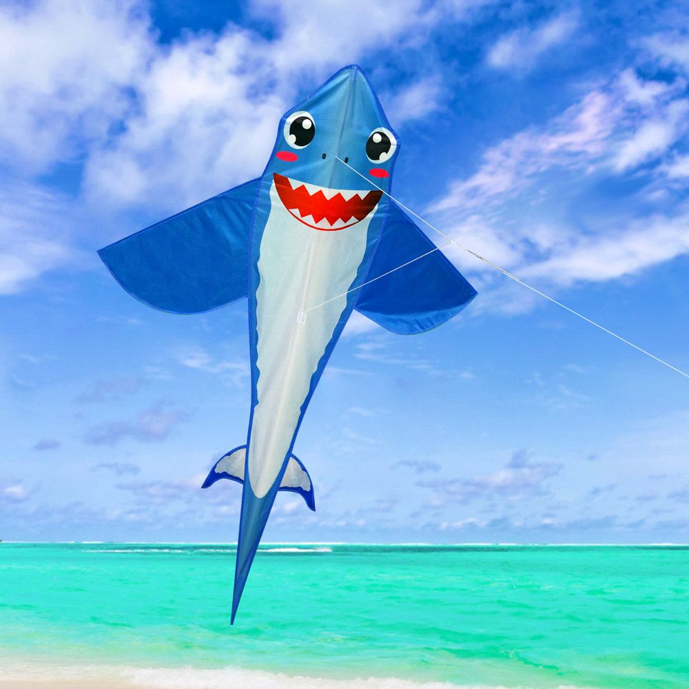Shark Kite For Kids And Adults Outdoor Flying Kite With 30M