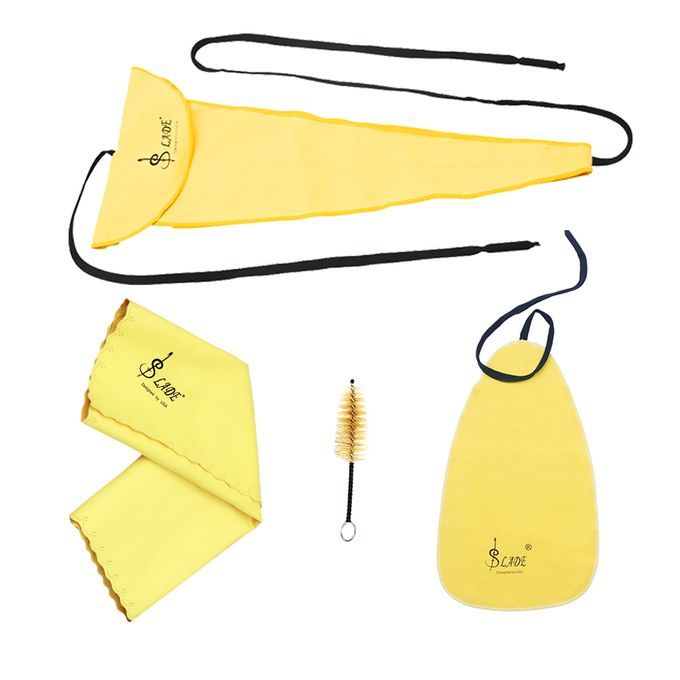 Saxophone Sax Cleaning Care Kit 3pcs Cleaning Cloth +-