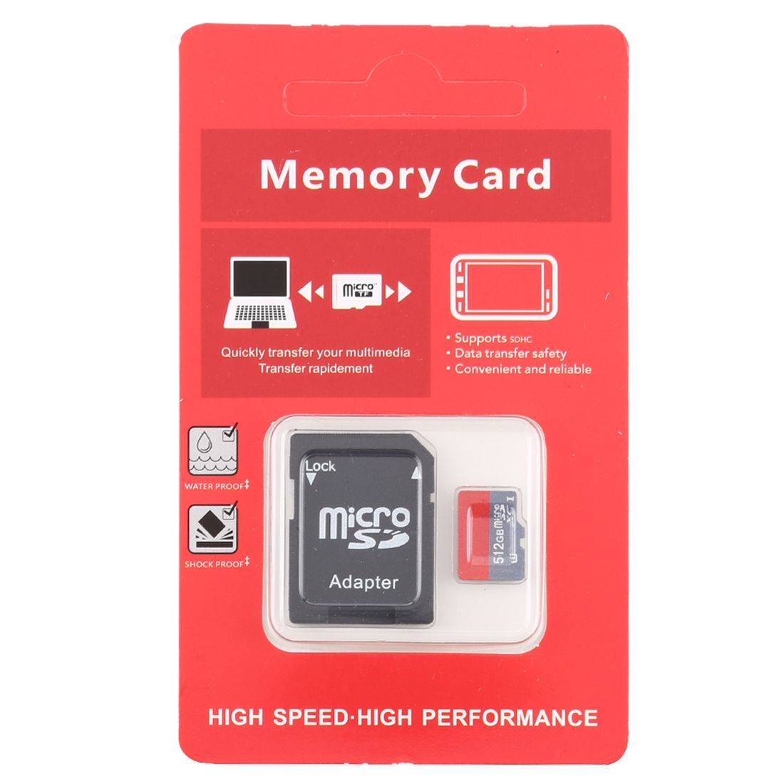512GB TF(Micro SD) Memory Card Support SDHC