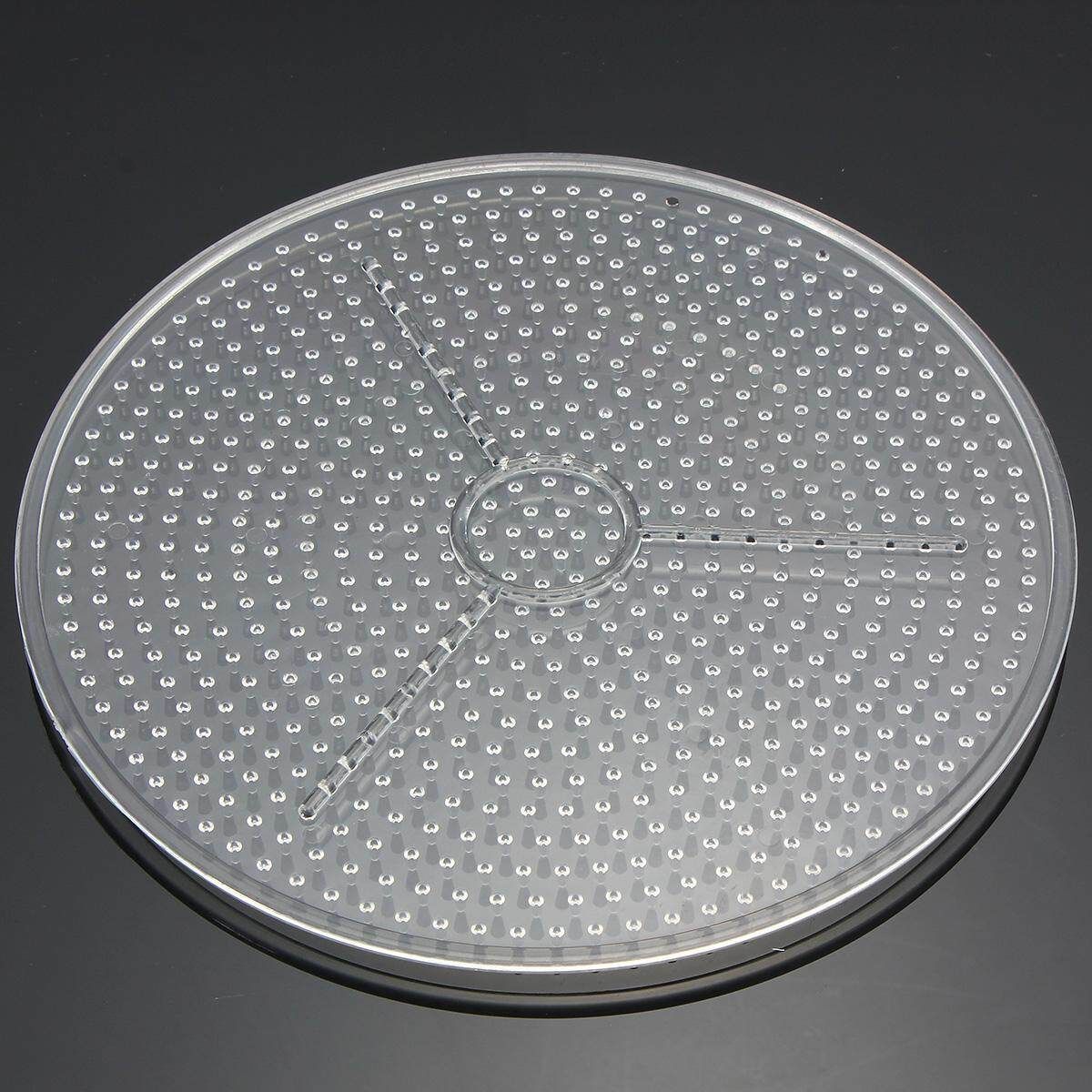 Kids Large Pegboards Perler Bead Hama Fuse Beads Clear Square Design Board Newly Circular