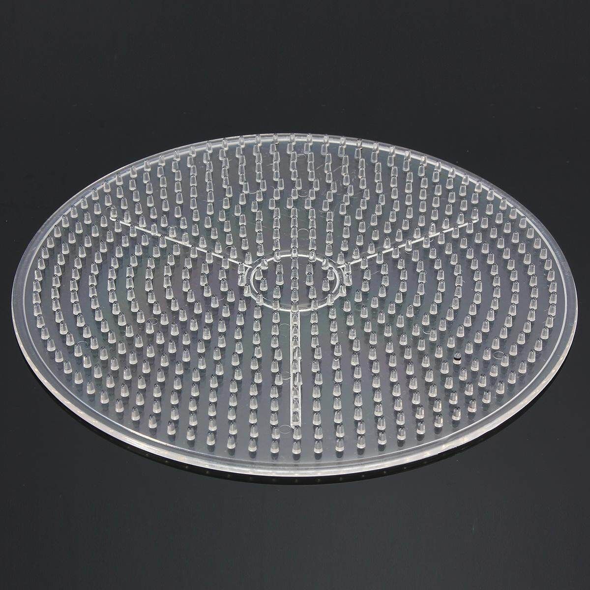 Kids Large Pegboards Perler Bead Hama Fuse Beads Clear Square Design Board Newly Circular