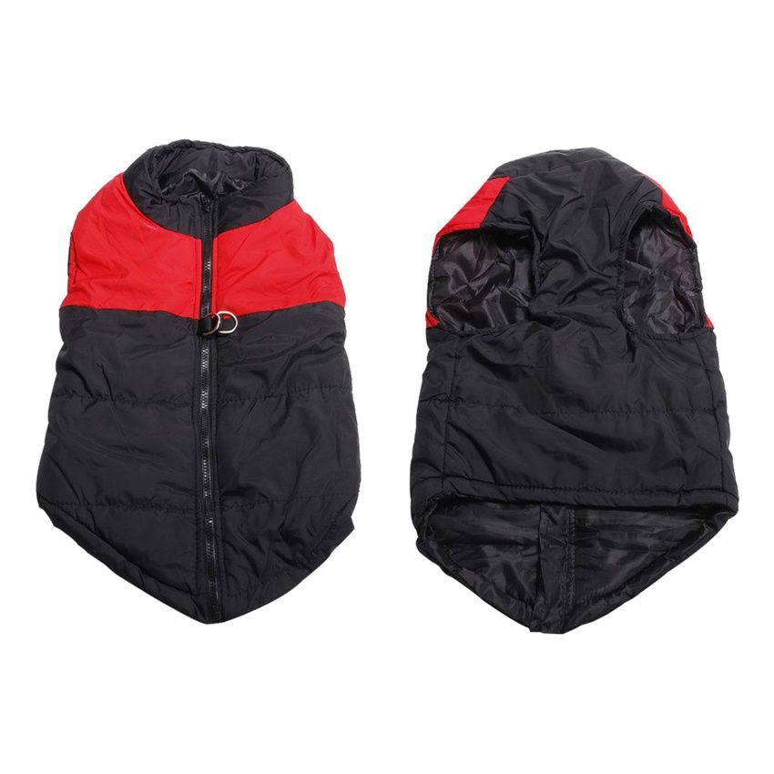 2pcs Pet Down Jacket Dog Coat Wateproof Winter Padded Puppy Clothes