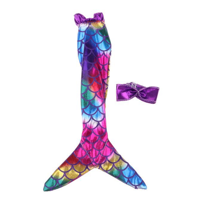 Fashion Mermaid Tail Dress  V Collar Halter Top For Barbie Doll