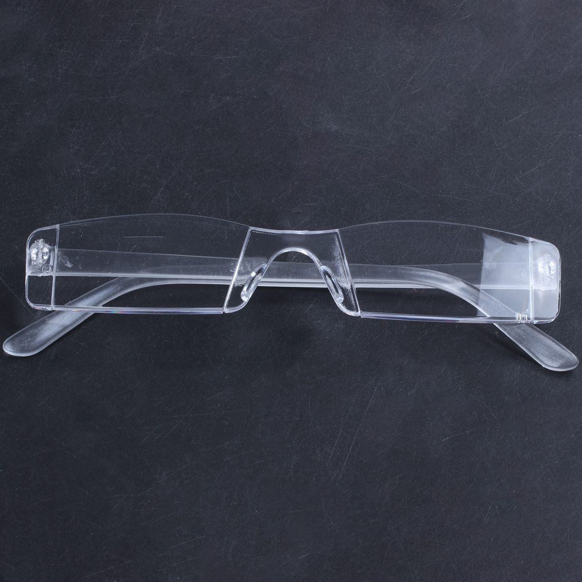 Rimless Reading Glasses Case Bag Metal Temple From 1.00 To