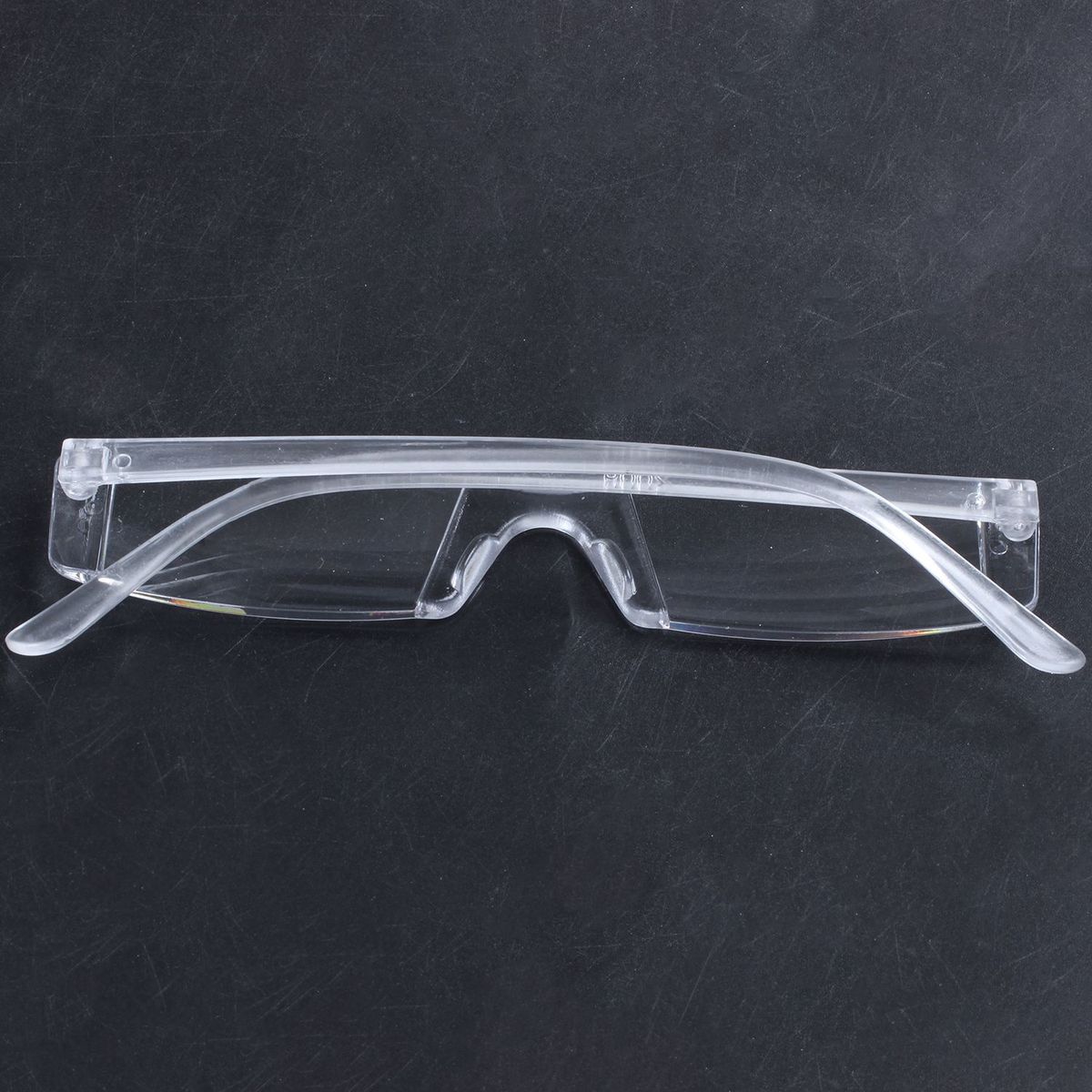 Rimless Reading Glasses Case Bag Metal Temple From 1.00 To