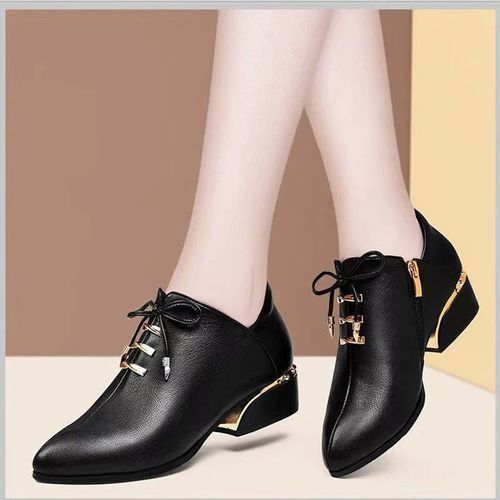 2022 Big Size Men Glossy Tassel Brogue Leather Shoes-Black