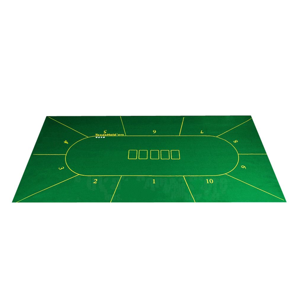 Table Cloth Texas Layouts Tablecloth Felt 10 Players Mat / Tapis 180*90cm