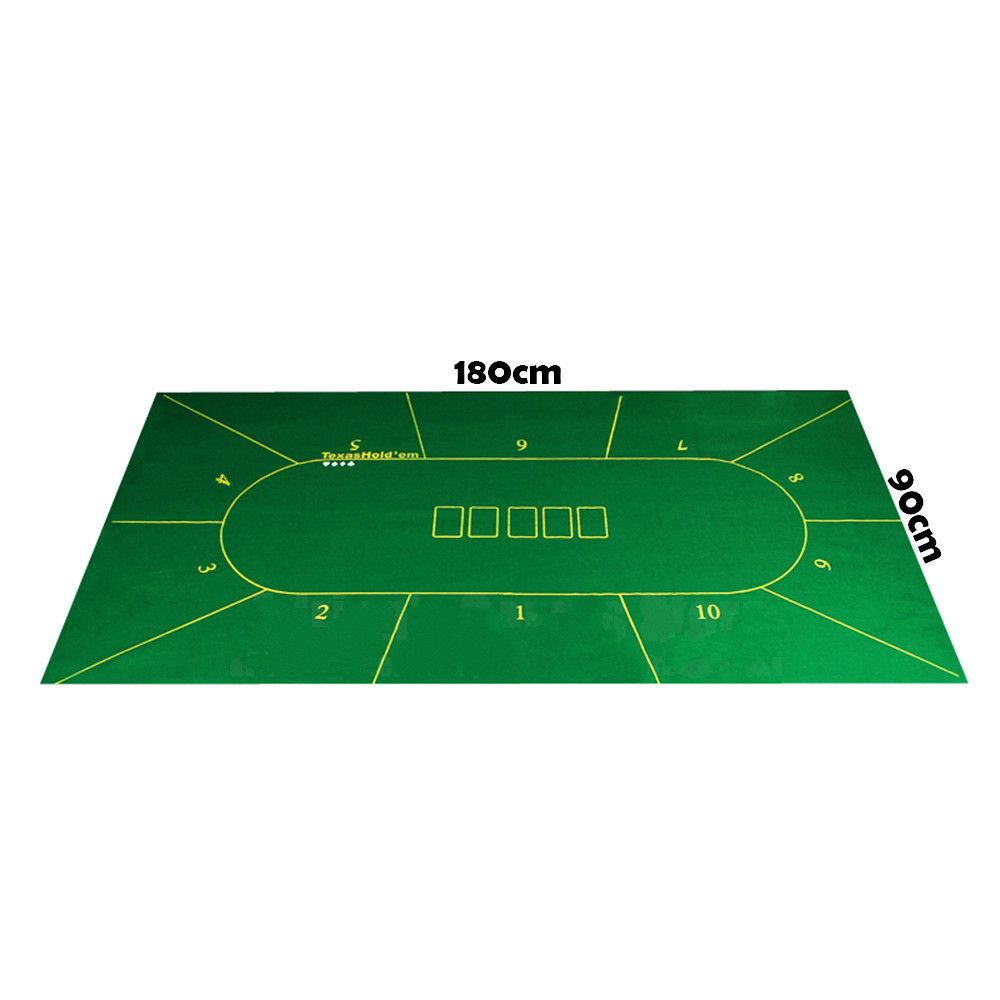 Table Cloth Texas Layouts Tablecloth Felt 10 Players Mat / Tapis 180*90cm