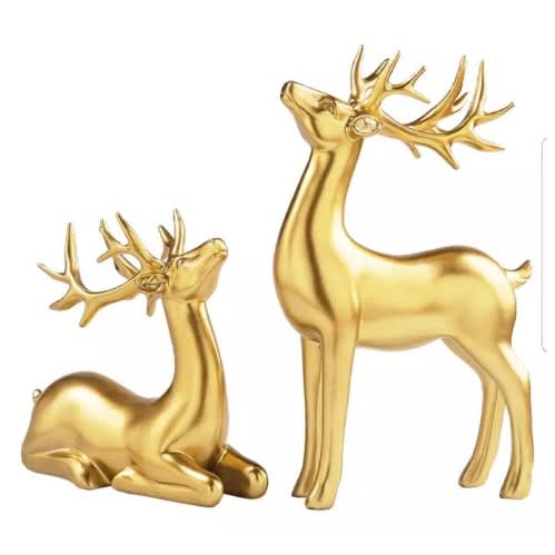 Reindeer Figurine - Set Of 2