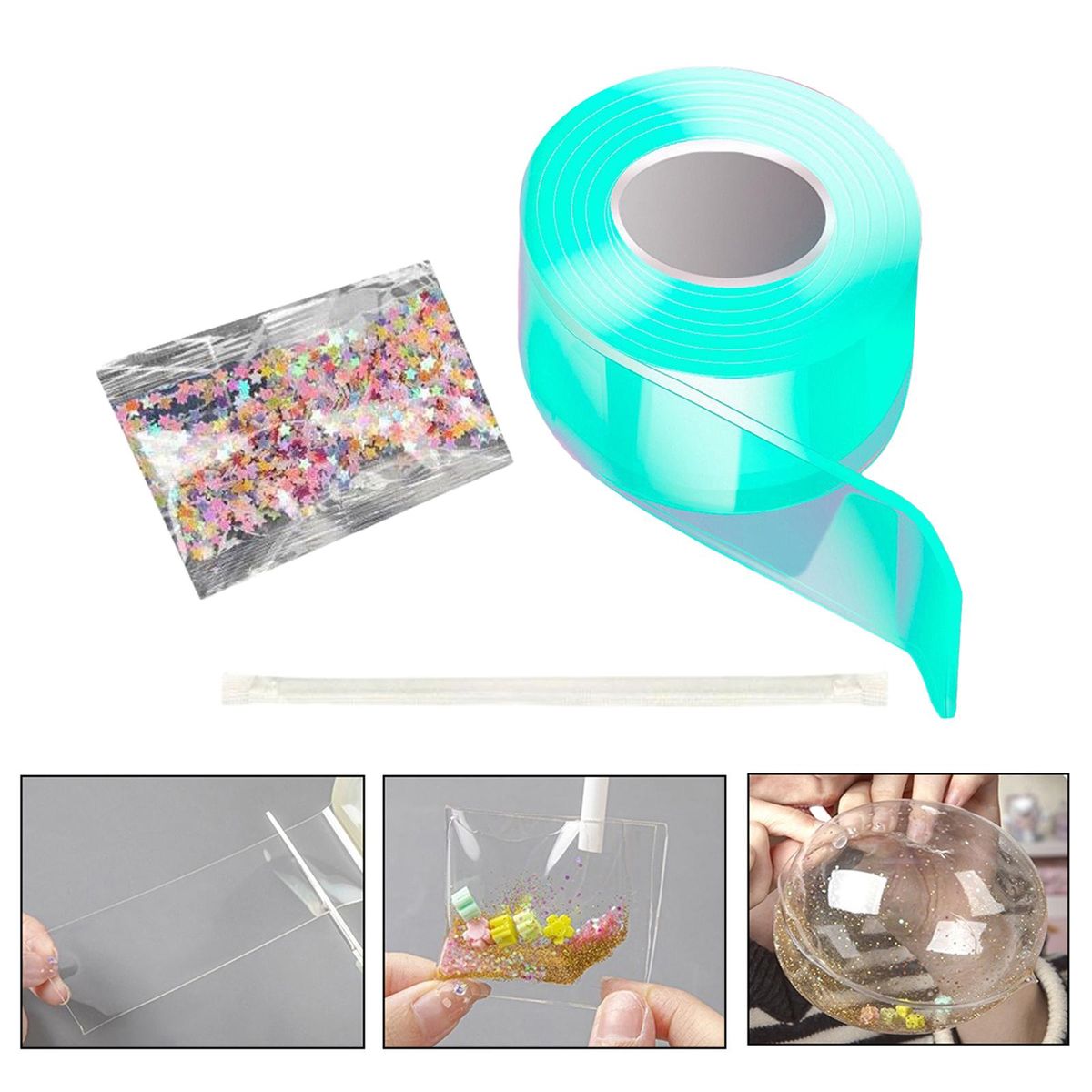 Bubble Balloons Blowing Tape Two Sided Adhesive Double Sided Style C