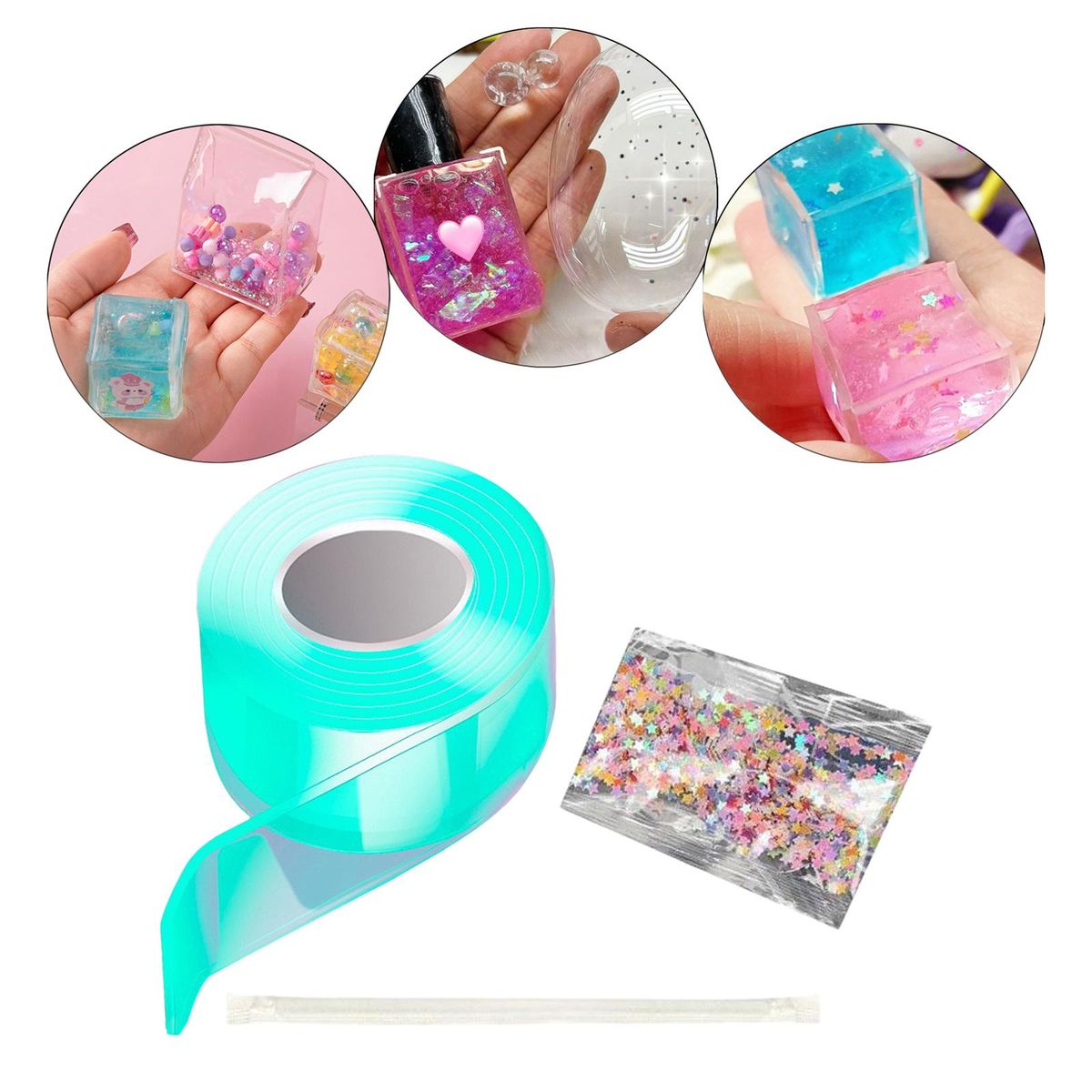 Bubble Balloons Blowing Tape Two Sided Adhesive Double Sided Style C