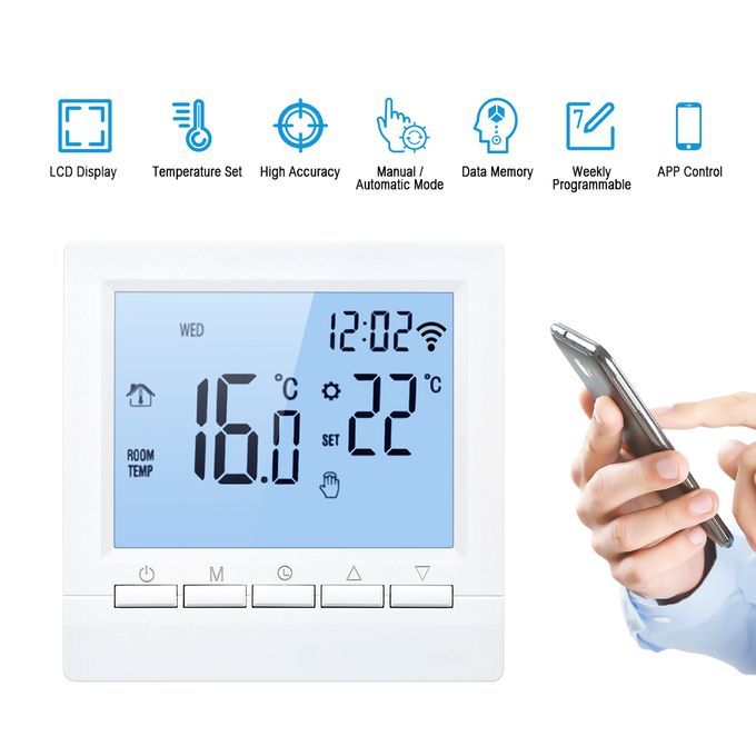 Wi-Fi Smart Thermostat Digital Temperature Controller APP