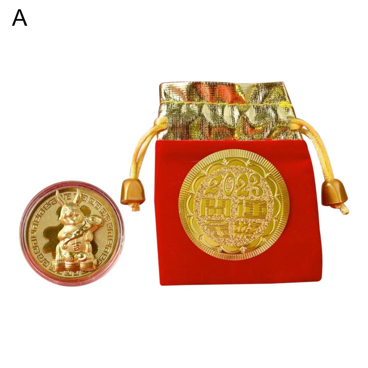 1 Set 2023 Medal 2023 Year of The Rabbit Commemorative Coin