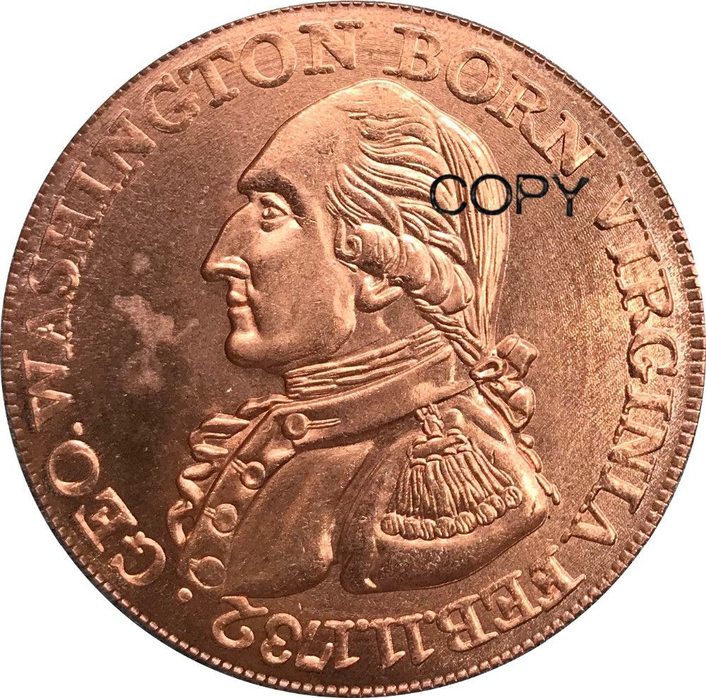 United States 1792 Washington Born Virginia Cent General Of