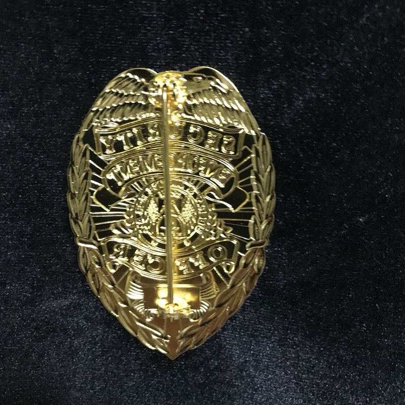1 Pcs The Security Enforcement Officer Badge 78 Mm X 55