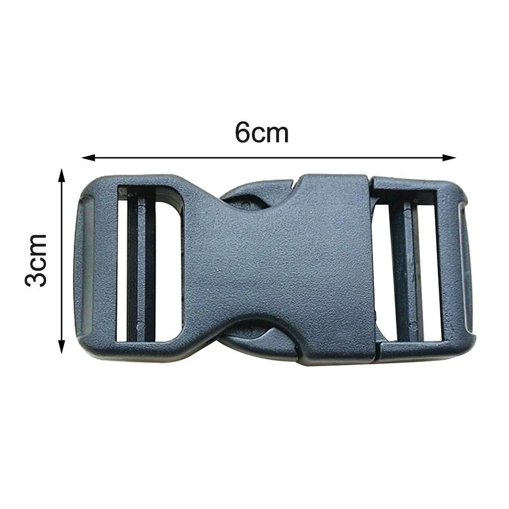 12pcs Double Release Plastic Buckles Straps Buckle Clips for Backpack Suitcase Outdoor