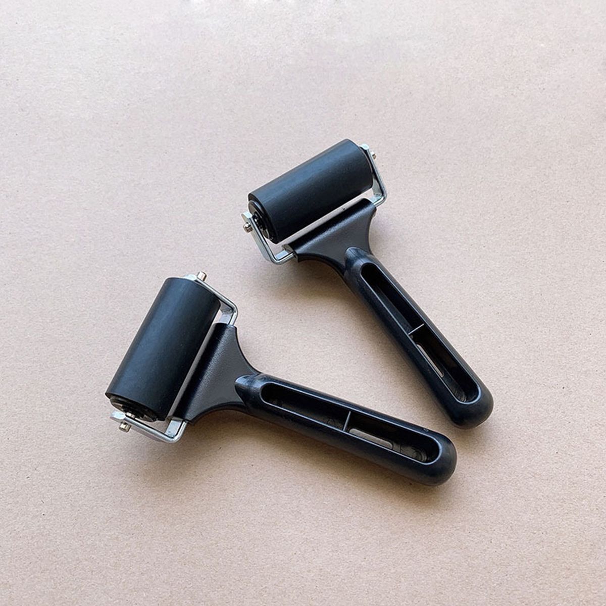 2.2Inch Rubber Brayer Roller Soft Rubber Brayer Paint Brush
