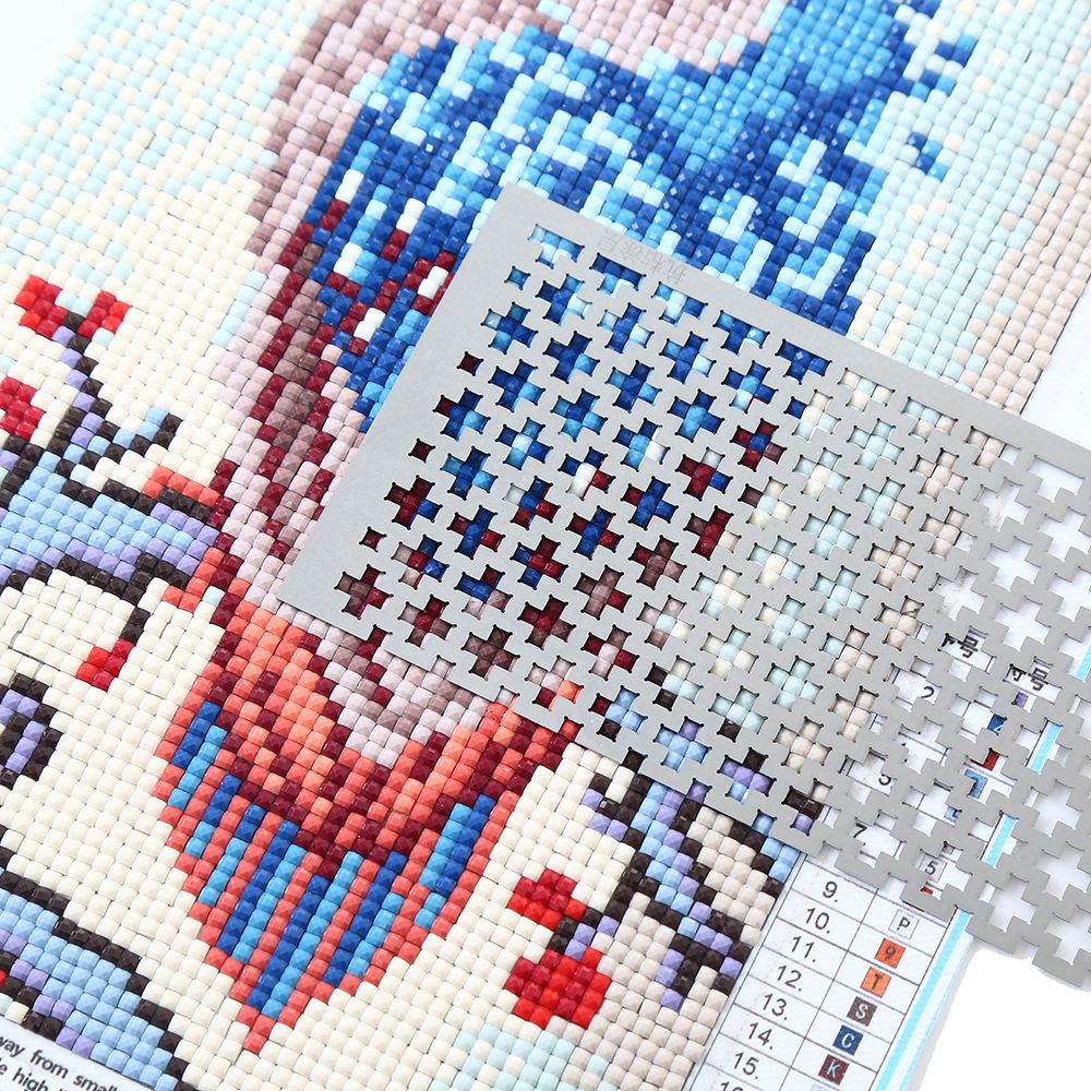 4Pcs 5D Diamond Painting Accessories Diamond Painting Ruler