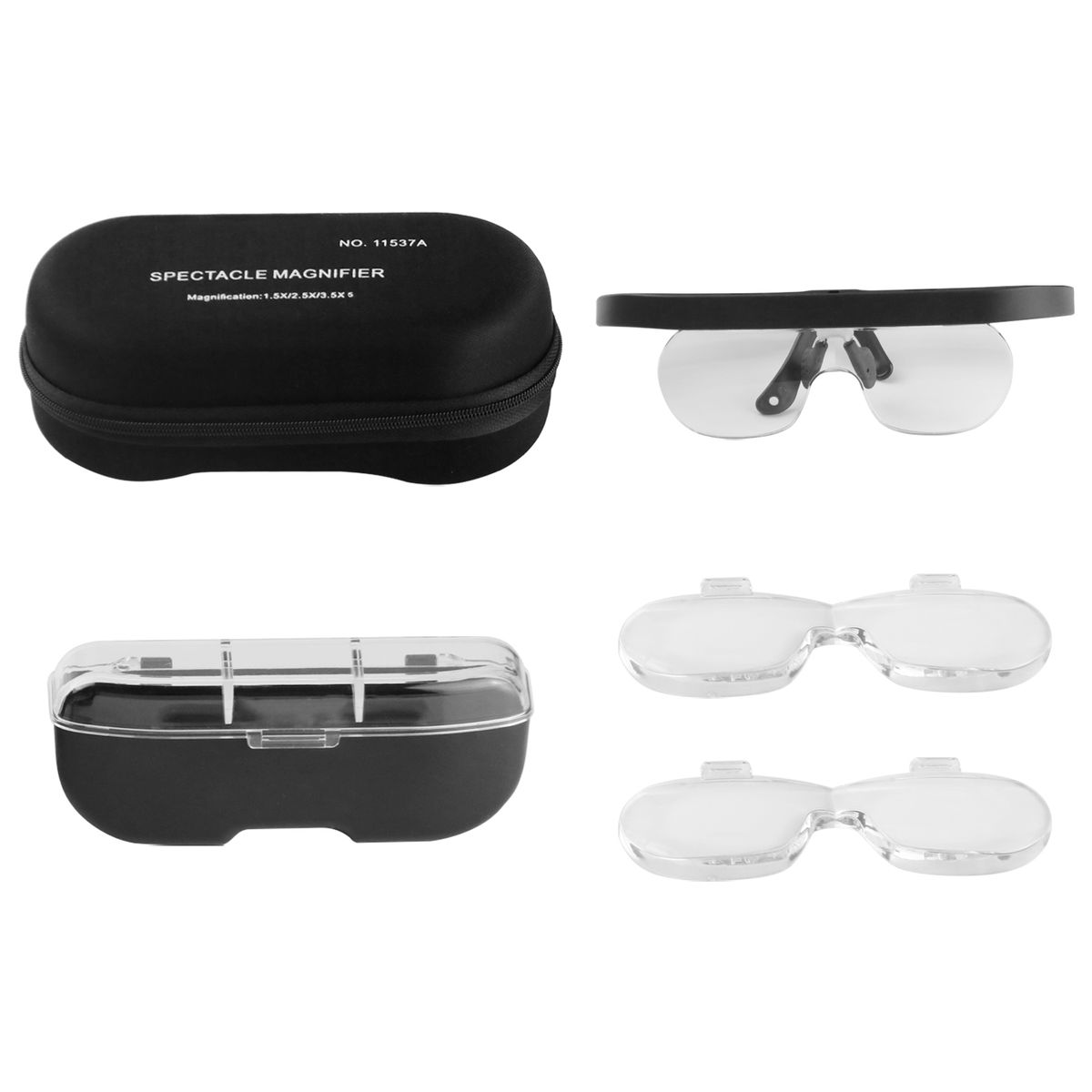 1.5/2.5/3.5X Magnifying Glasses Magnifying Headset Head