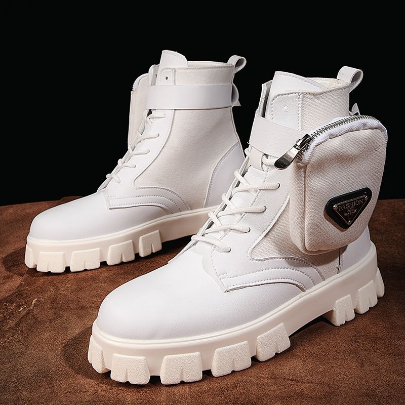 Men's Boots New Comfortable Outdoor High-top Shoes