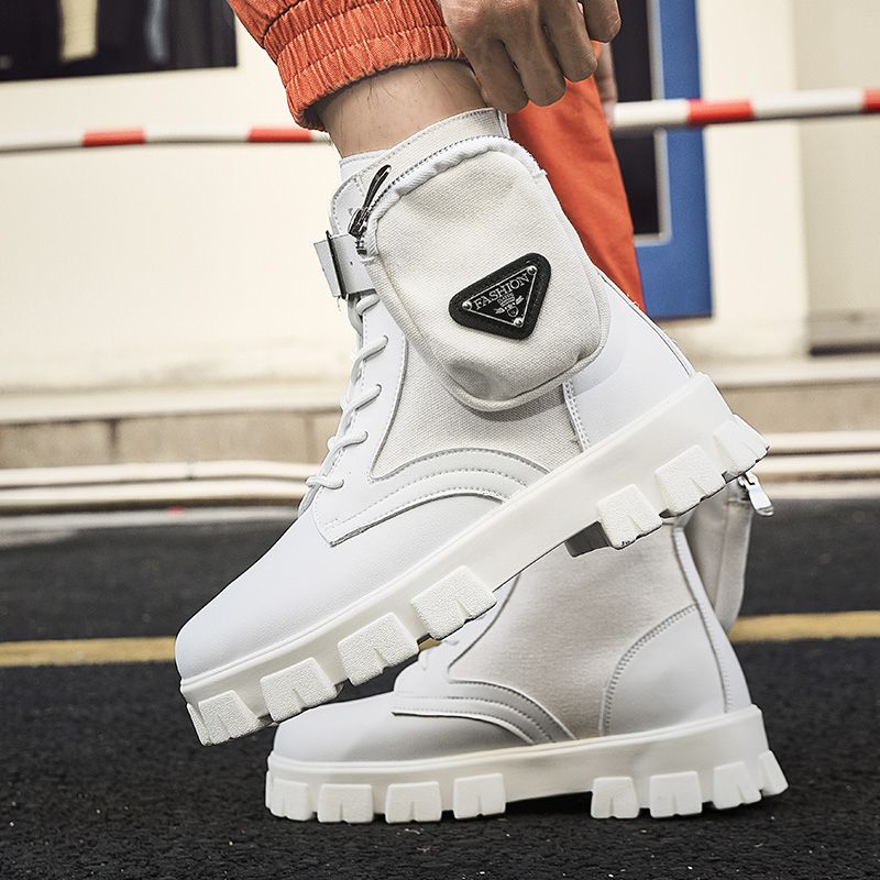 Men's Boots New Comfortable Outdoor High-top Shoes