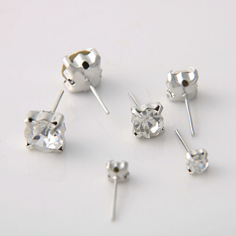9 In 1 Studs Earrings- Silver