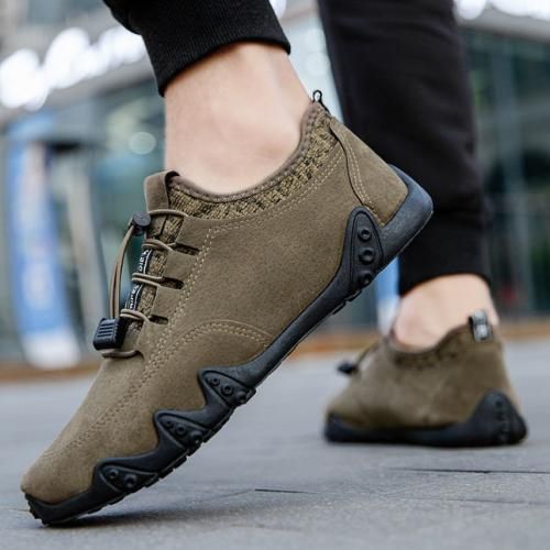 Men's Fashion Sports Shoes Breathable Casual Shoes-brown Black
