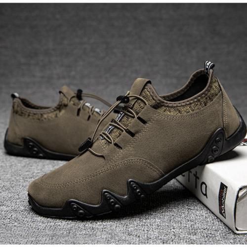 Men's Fashion Sports Shoes Breathable Casual Shoes-brown Black