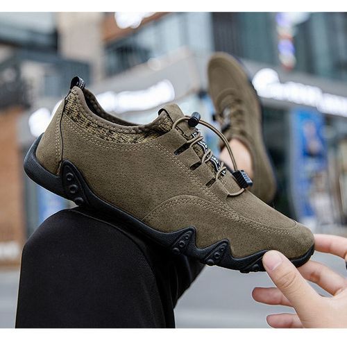 Men's Fashion Sports Shoes Breathable Casual Shoes-brown Black