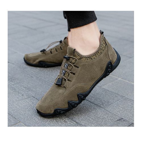 Men's Fashion Sports Shoes Breathable Casual Shoes-brown Black