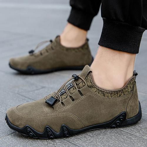 Men's Fashion Sports Shoes Breathable Casual Shoes-brown Black