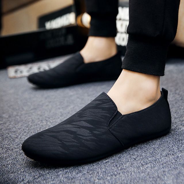 Men's Loafers Shoe - Black