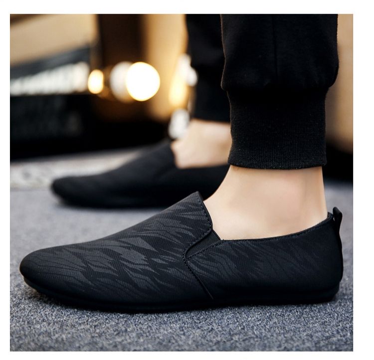 Men's Loafers Shoe - Black