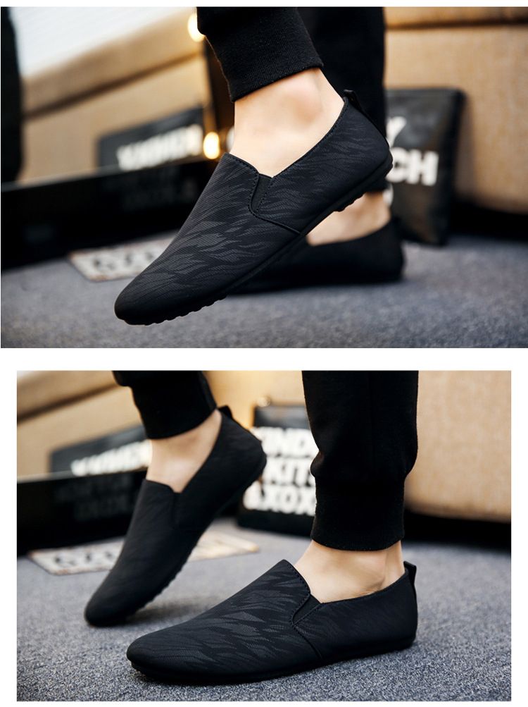 Men's Loafers Shoe - Black