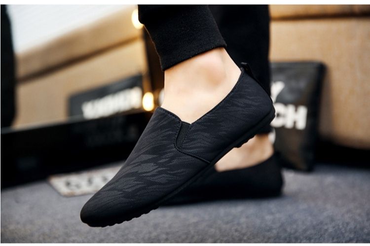 Men's Loafers Shoe - Black